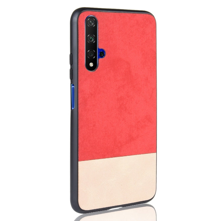 Shockproof Color Matching Denim PC + PU + TPU Protective Case For Huawei Honor 20