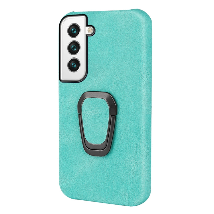 Ring Holder PU Phone Case For Samsung Galaxy S22+ 5G