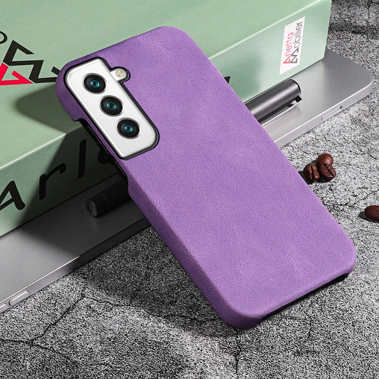 Ring Holder PU Phone Case For Samsung Galaxy S22+ 5G