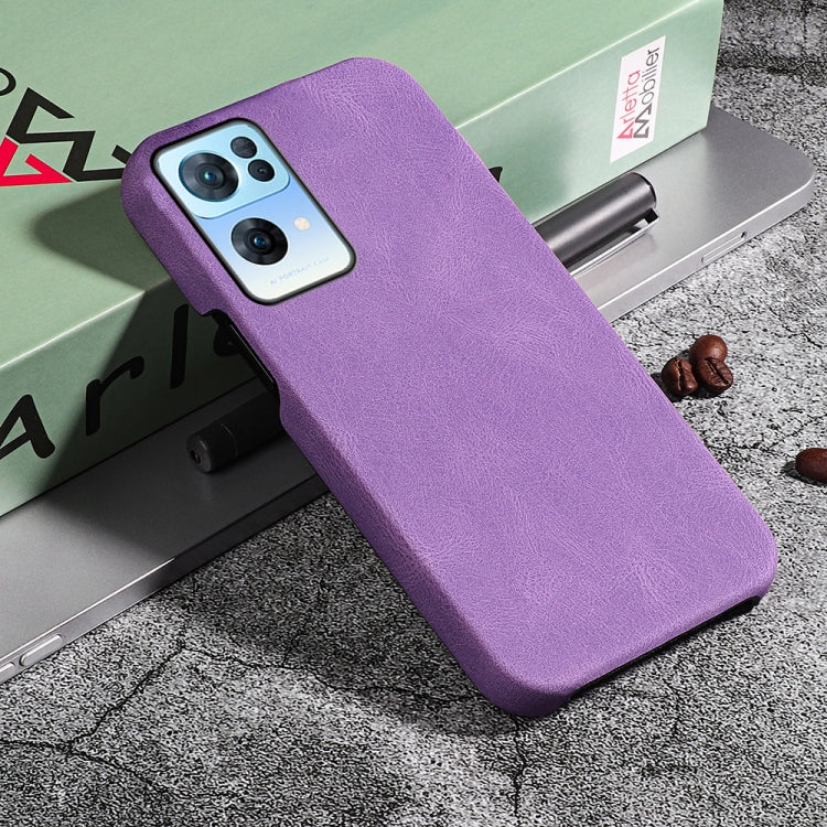 Ring Holder PU Phone Case For OPPO Reno7 Pro 5G