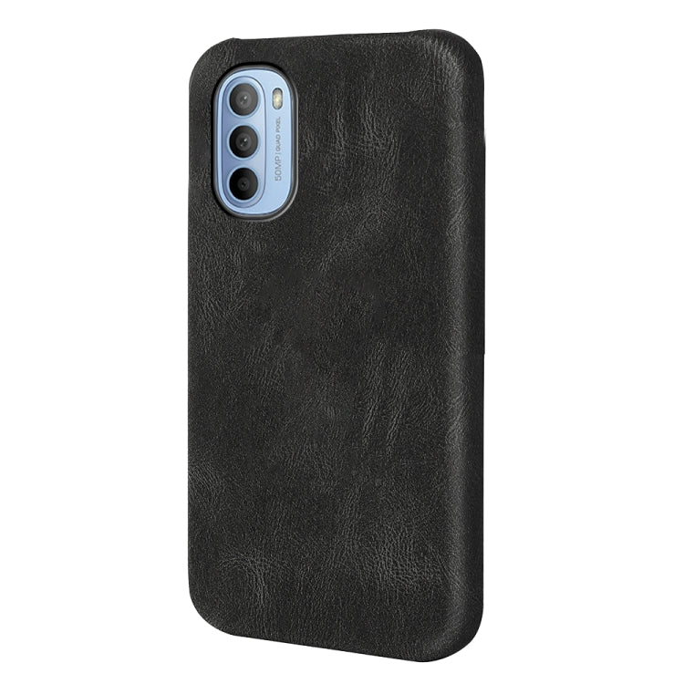 For Motorola Moto G71 5G Ring Holder PU Phone Case