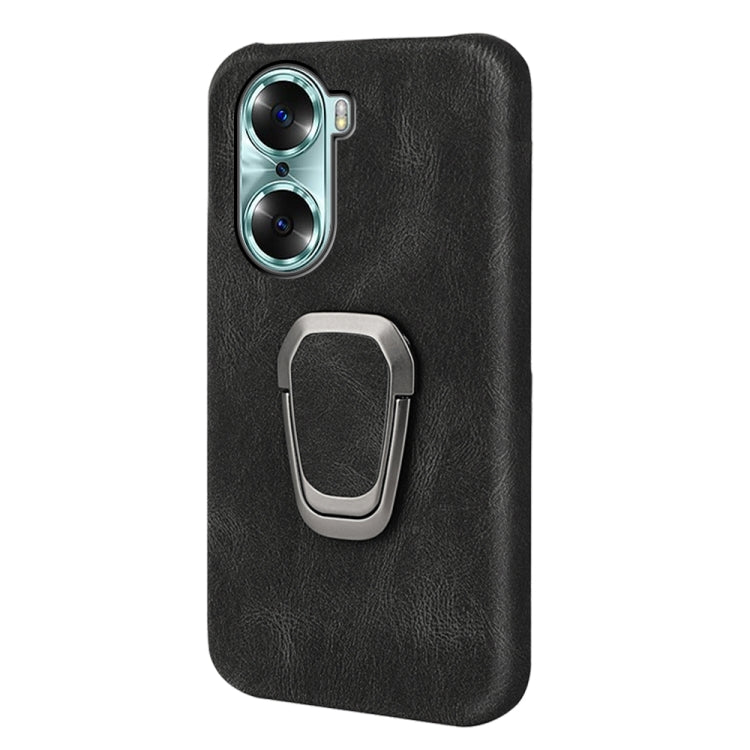 For Honor 60 Ring Holder PU Phone Case