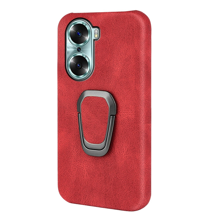 For Honor 60 Ring Holder PU Phone Case