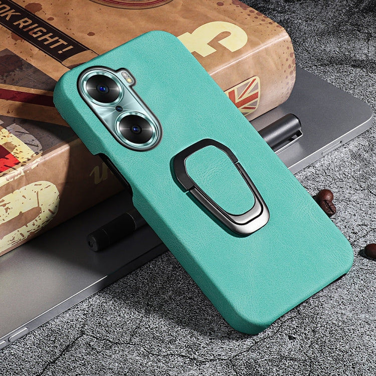 For Honor 60 Ring Holder PU Phone Case
