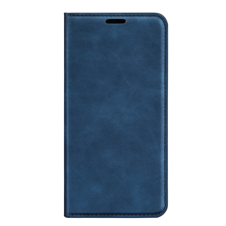For Samsung Galaxy A73 5G Retro-skin Magnetic Suction Leather Case