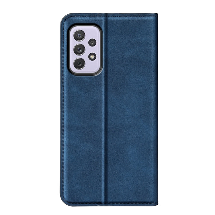 For Samsung Galaxy A73 5G Retro-skin Magnetic Suction Leather Case