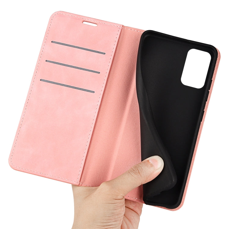 For Samsung Galaxy A73 5G Retro-skin Magnetic Suction Leather Case