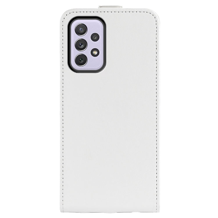 For Samsung Galaxy A73 5G R64 Texture Vertical Flip Leather Case