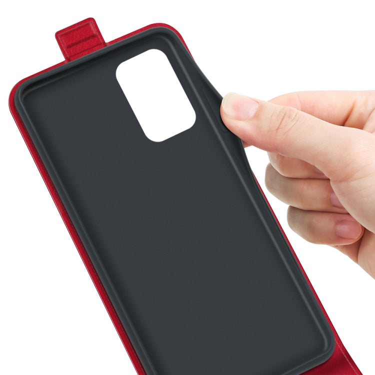 For Samsung Galaxy A73 5G R64 Texture Vertical Flip Leather Case
