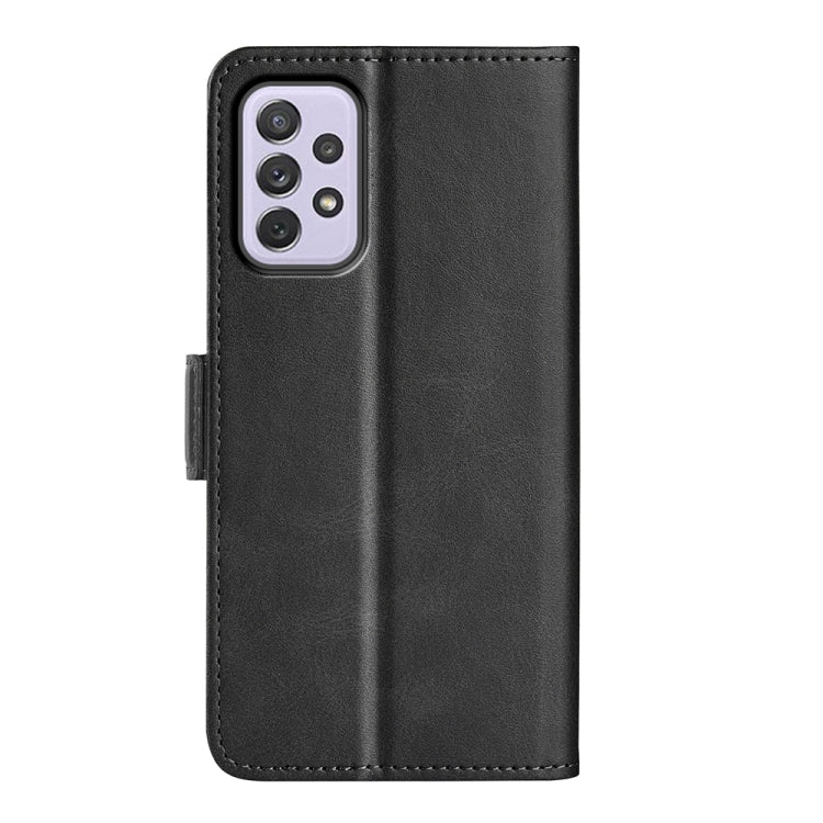 For Samsung Galaxy A73 5G Dual-side Magnetic Buckle Leather Case