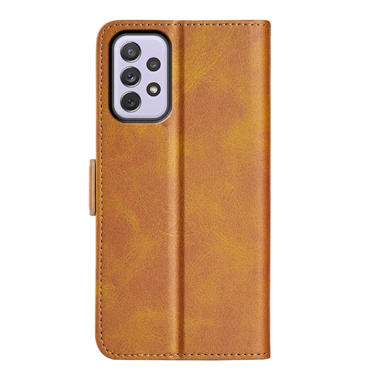 For Samsung Galaxy A73 5G Dual-side Magnetic Buckle Leather Case
