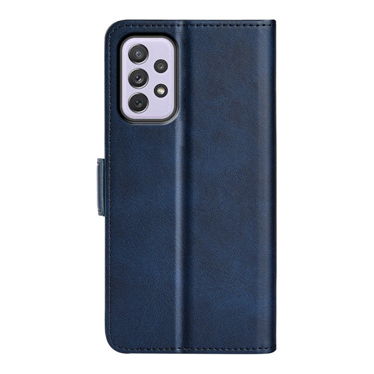 For Samsung Galaxy A73 5G Dual-side Magnetic Buckle Leather Case