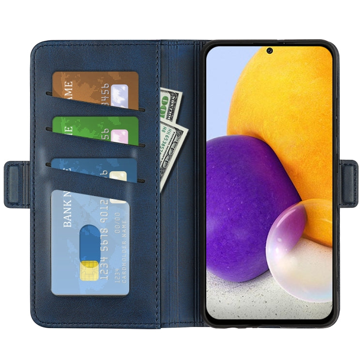 For Samsung Galaxy A73 5G Dual-side Magnetic Buckle Leather Case