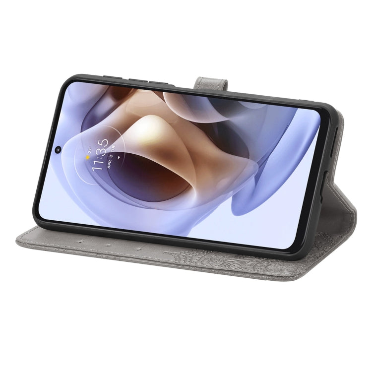 For Motorola Moto G31 Mandala Flower Embossed Flip Leather Phone Case