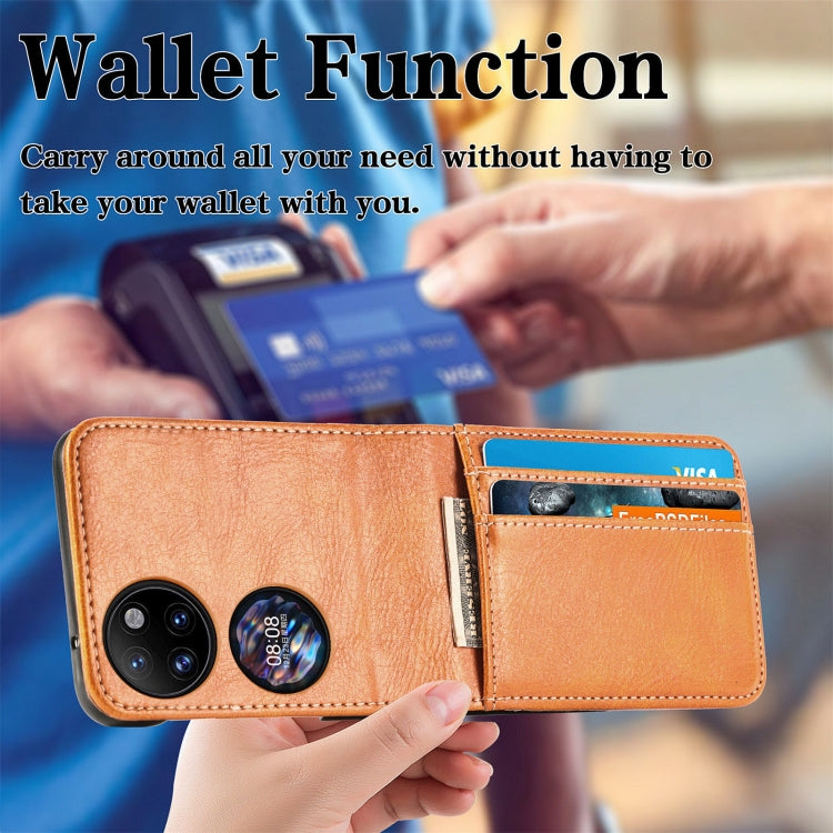 For Huawei P50 Pocket Wallet Card Folding Phone Case
