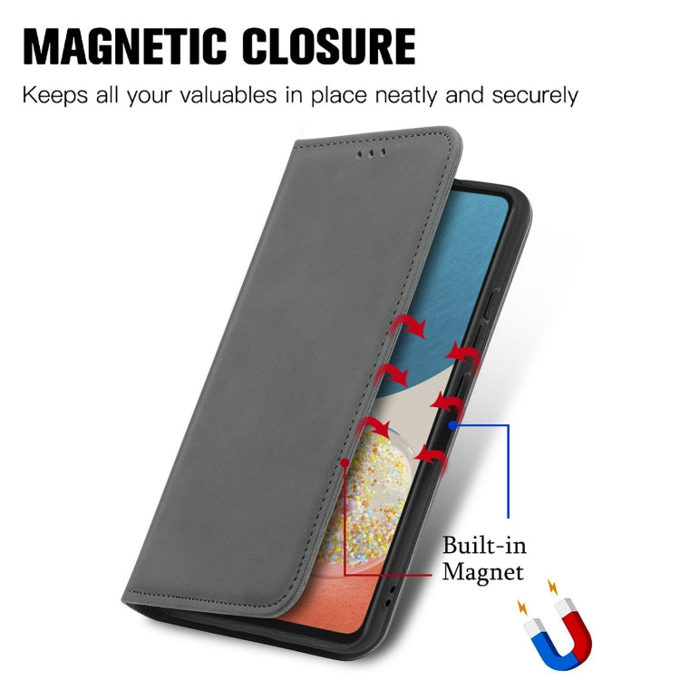For Samsung Galaxy A53 5G Retro Skin Feel Magnetic Leather Phone Case