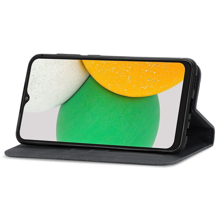 For Samsung Galaxy A03 Core Retro Skin Feel Magnetic Leather Phone Case