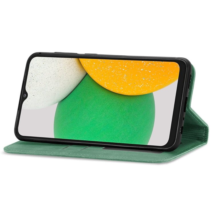 For Samsung Galaxy A03 Core Retro Skin Feel Magnetic Leather Phone Case