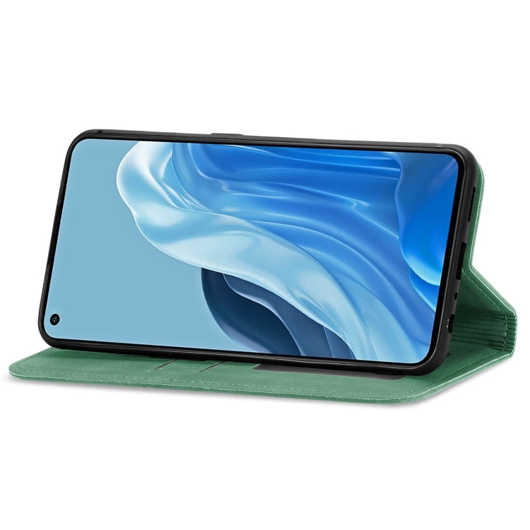 For OPPO Reno7 Pro 5G Retro Skin Feel Magnetic Flip Leather Case