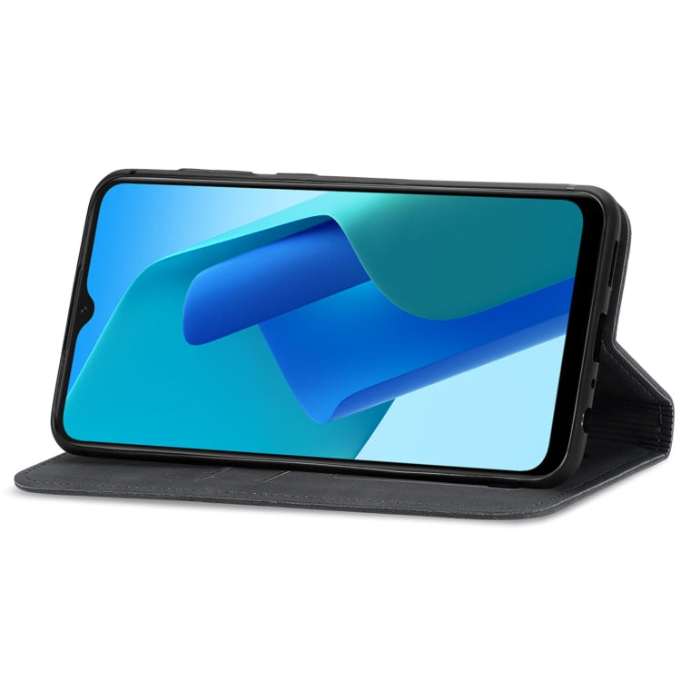 For OPPO A16K Retro Skin Feel Magnetic Flip Leather Case