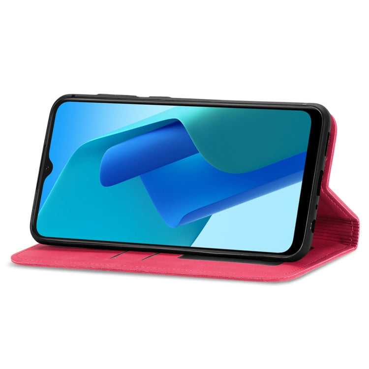 For OPPO A16K Retro Skin Feel Magnetic Flip Leather Case