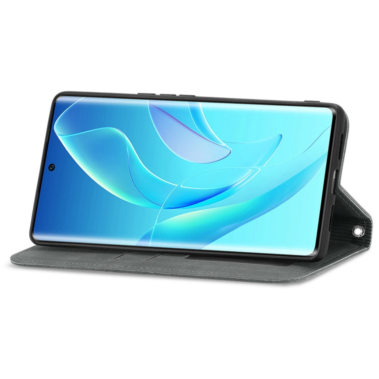 For  Honor 60 Retro Skin Feel Magnetic Horizontal Flip Leather Phone Case