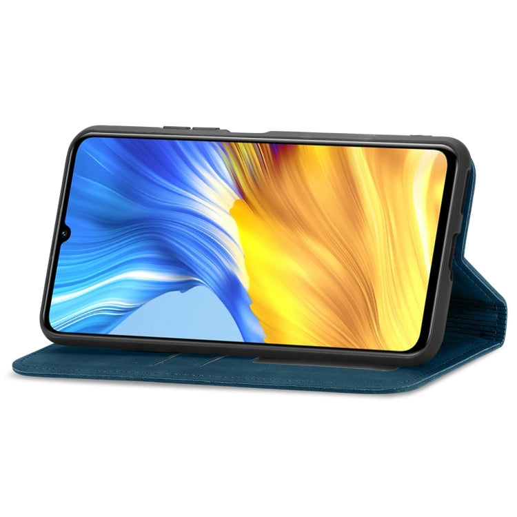 For Honor X10 Max 5G Retro Skin Feel Magnetic Horizontal Flip Leather Phone Case