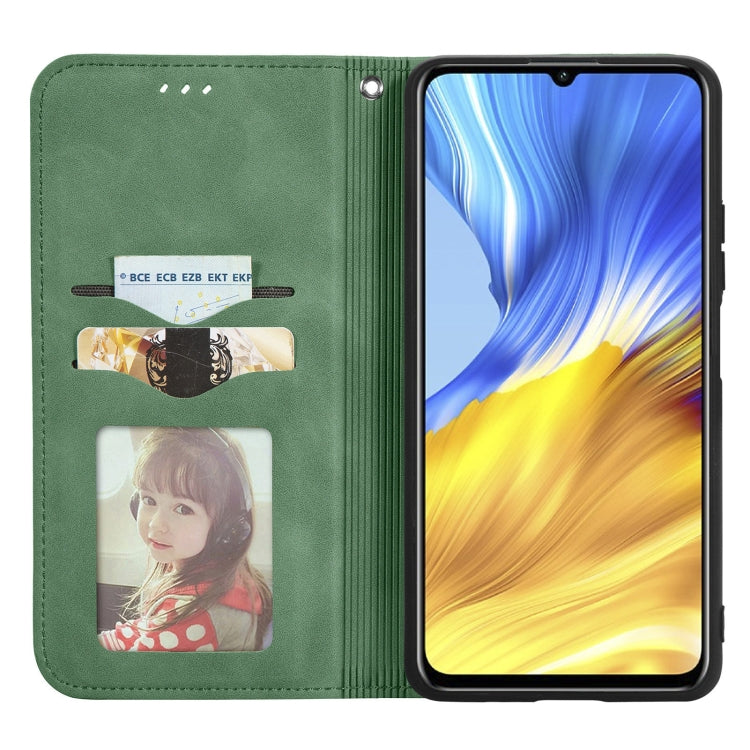 For Honor X10 Max 5G Retro Skin Feel Magnetic Horizontal Flip Leather Phone Case