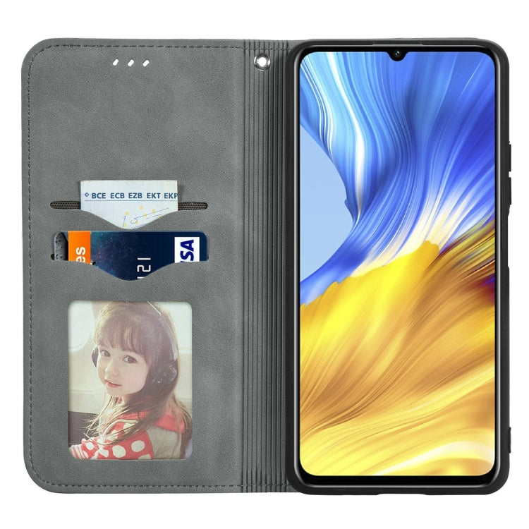 For Honor X10 Max 5G Retro Skin Feel Magnetic Horizontal Flip Leather Phone Case