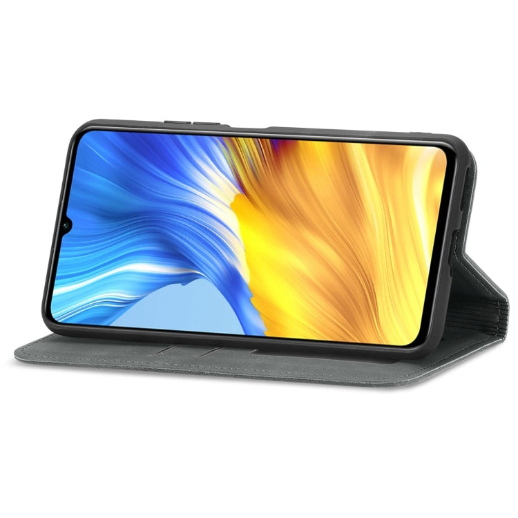 For Honor X10 Max 5G Retro Skin Feel Magnetic Horizontal Flip Leather Phone Case