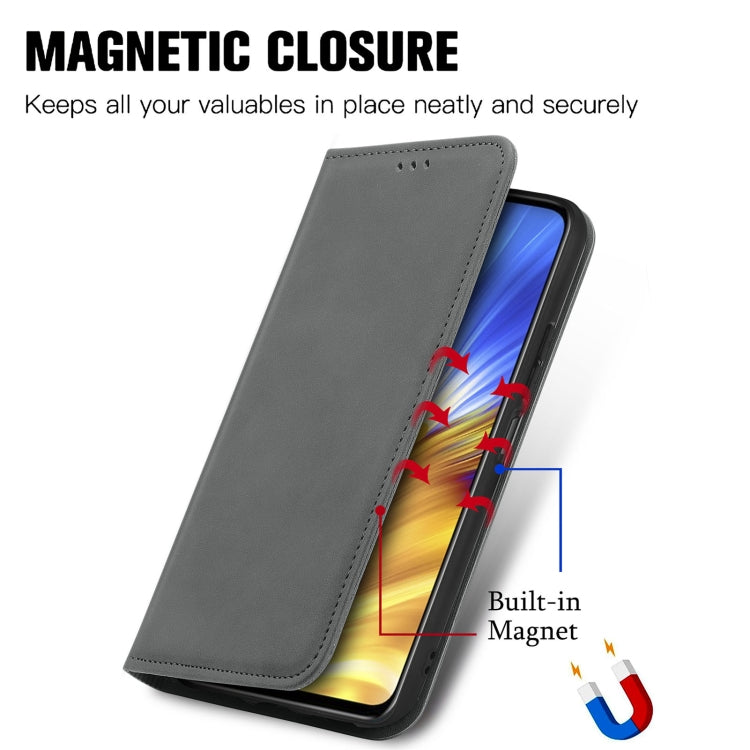 For Honor X10 Max 5G Retro Skin Feel Magnetic Horizontal Flip Leather Phone Case