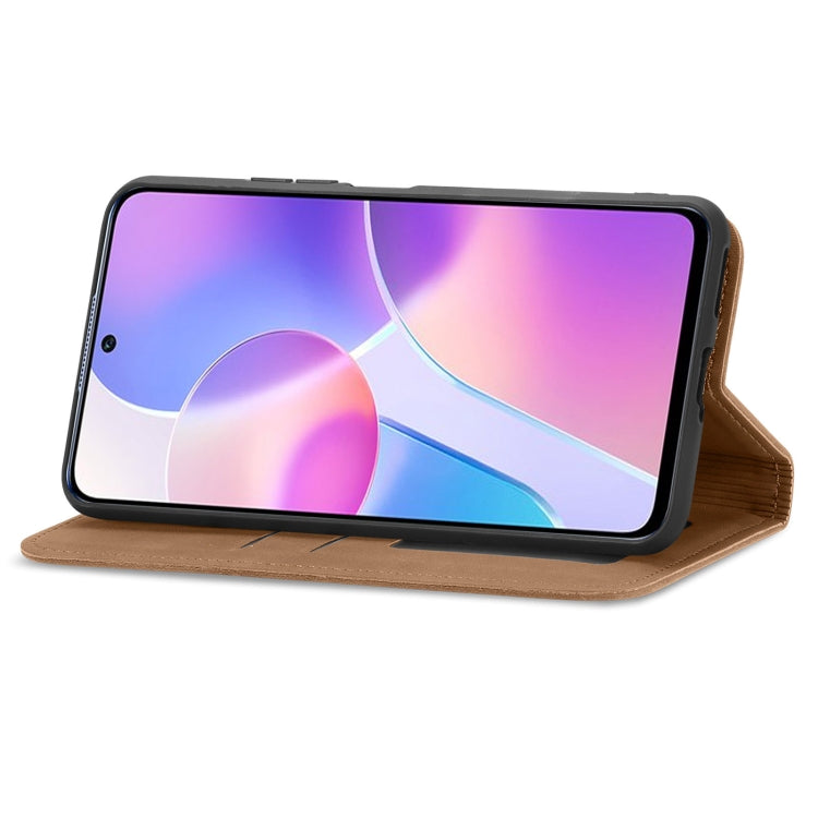 For Honor X30i Retro Skin Feel Magnetic Horizontal Flip Leather Phone Case