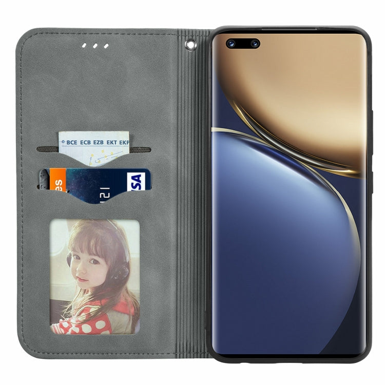 For Honor Magic3 Pro Retro Skin Feel Magnetic Horizontal Flip Leather Phone Case