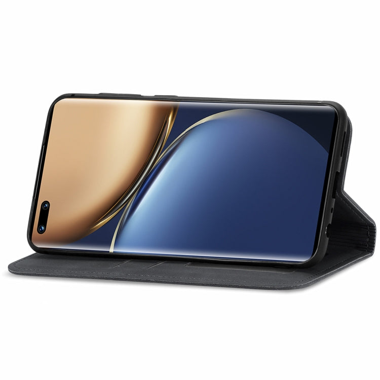 For Honor Magic3 Retro Skin Feel Magnetic Horizontal Flip Leather Phone Case