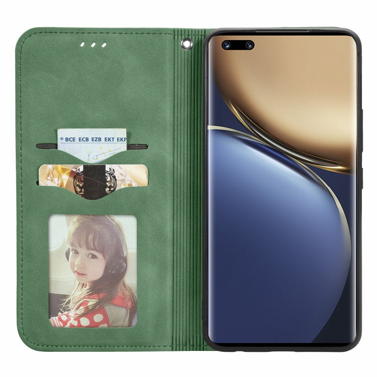 For Honor Magic3 Retro Skin Feel Magnetic Horizontal Flip Leather Phone Case