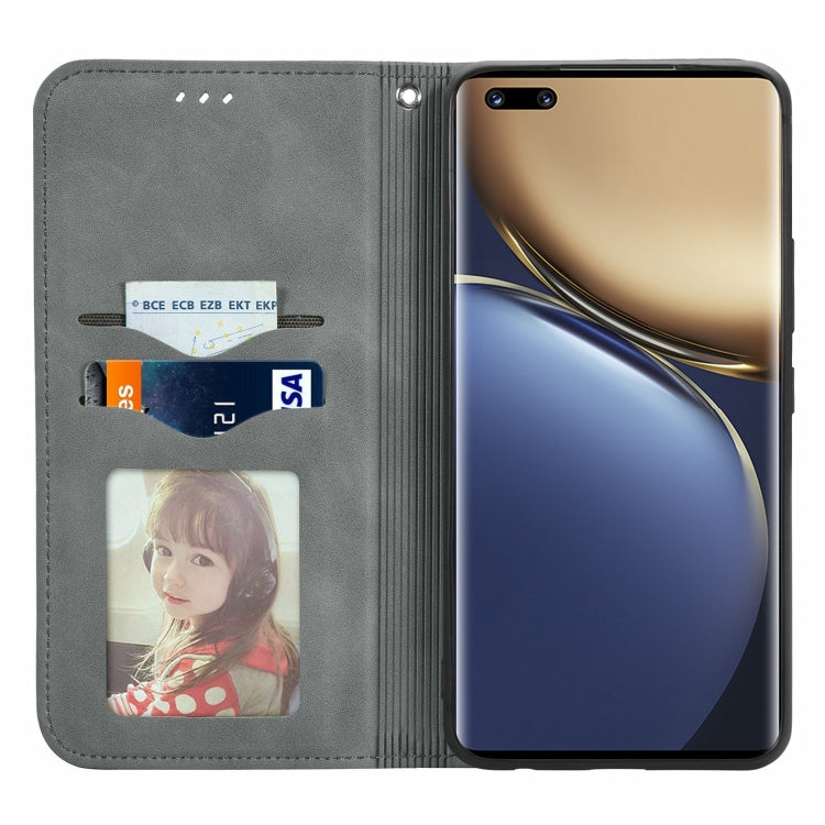 For Honor Magic3 Retro Skin Feel Magnetic Horizontal Flip Leather Phone Case