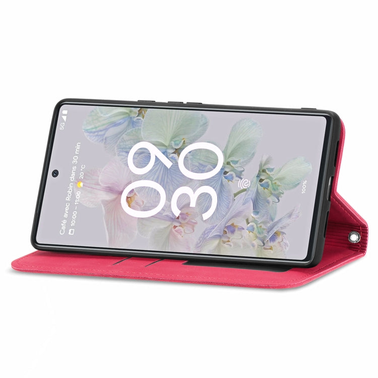 For Google Pixel 6a Retro Skin Feel Magnetic Horizontal Flip Leather Phone Case