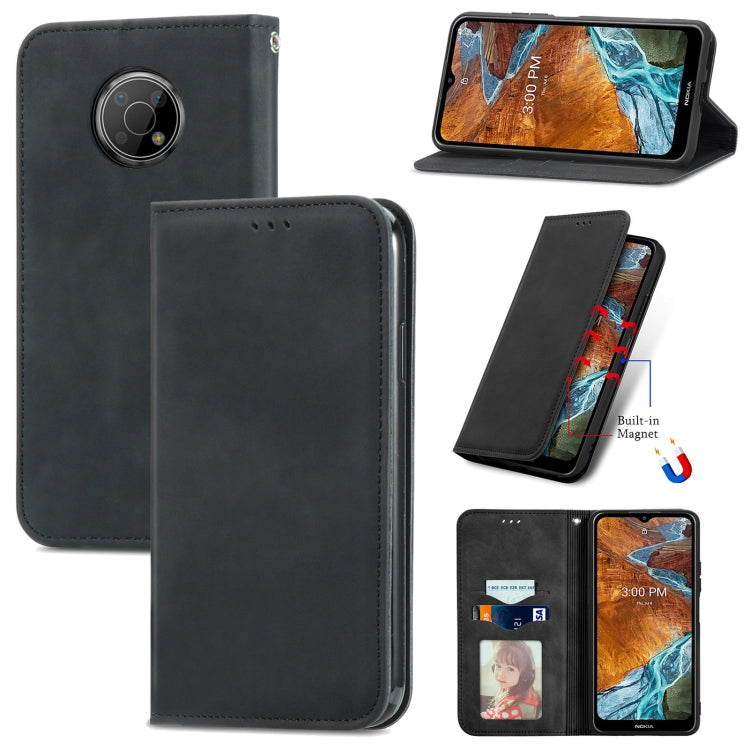 For Nokia G300 Retro Skin Feel Magnetic Horizontal Flip Leather Phone Case
