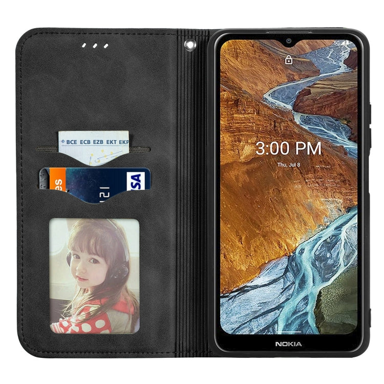 For Nokia G300 Retro Skin Feel Magnetic Horizontal Flip Leather Phone Case