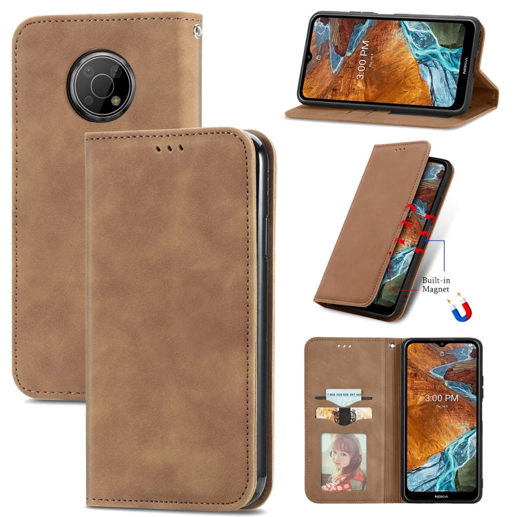 For Nokia G300 Retro Skin Feel Magnetic Horizontal Flip Leather Phone Case