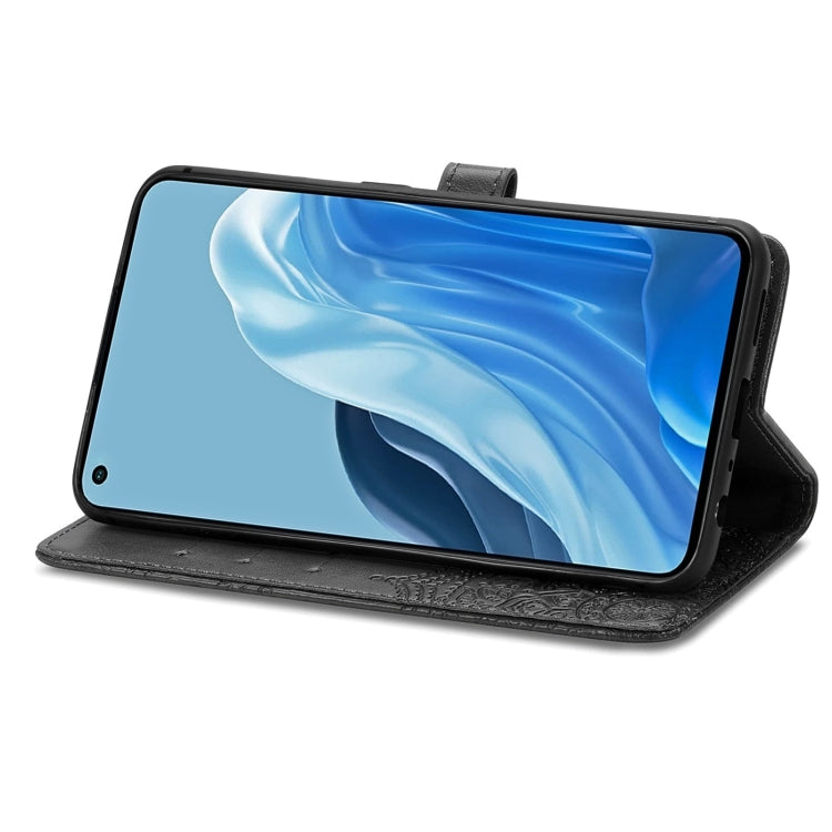 For OPPO Reno7 Pro 5G Mandala Flower Embossed Flip Leather Phone Case