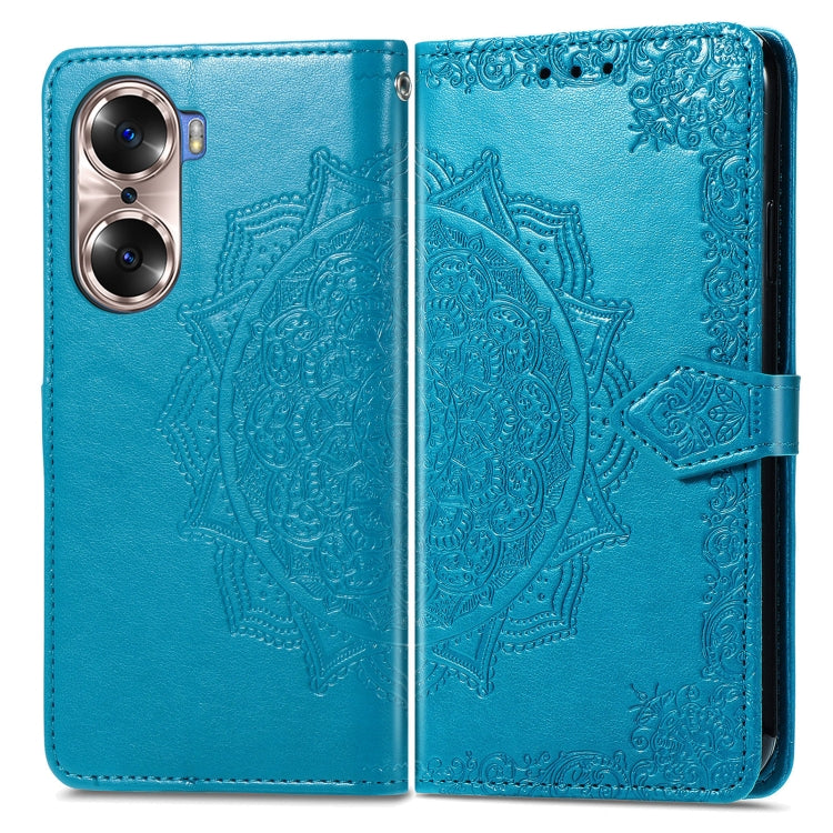 For Honor 60 Mandala Flower Embossed Flip Leather Phone Case