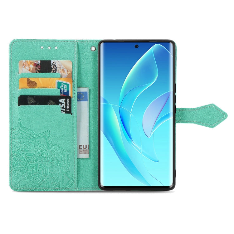 For Honor 60 Mandala Flower Embossed Flip Leather Phone Case