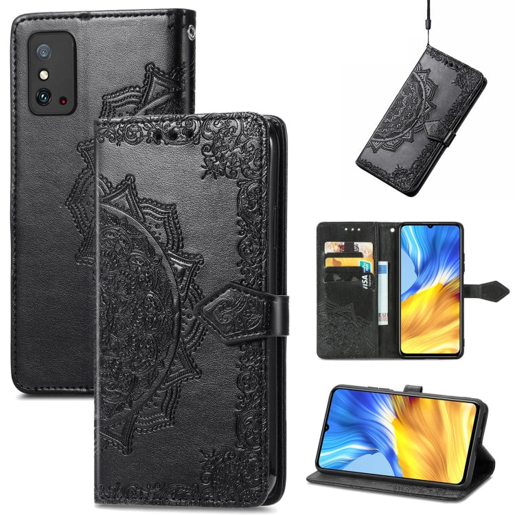For Honor X10 Max 5G Mandala Flower Embossed Flip Leather Phone Case