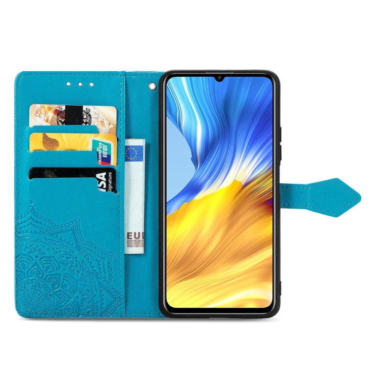 For Honor X10 Max 5G Mandala Flower Embossed Flip Leather Phone Case