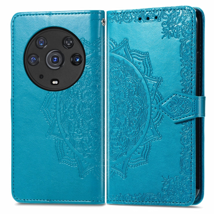For Honor Magic3 Pro Mandala Flower Embossed Flip Leather Phone Case