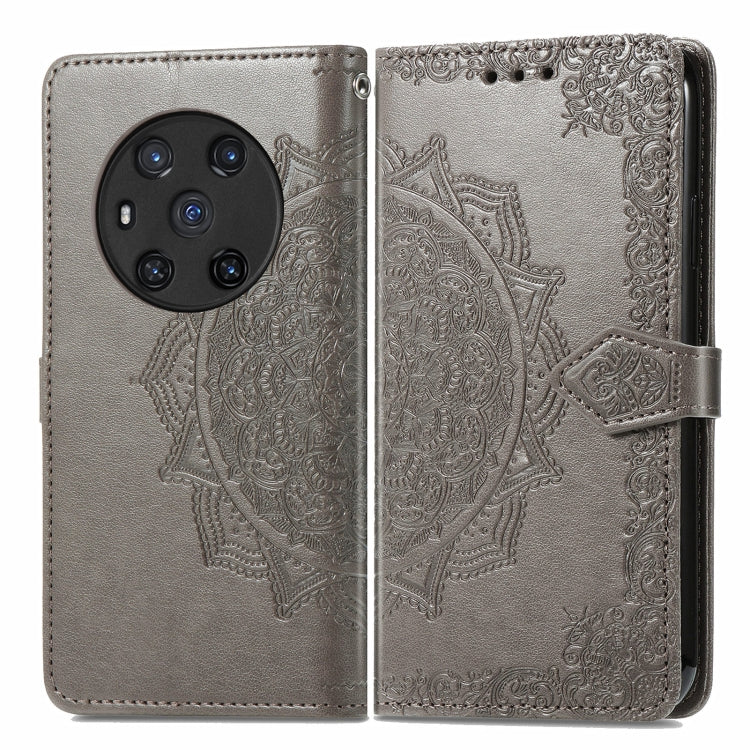 For Honor Magic3 Mandala Flower Embossed Flip Leather Phone Case