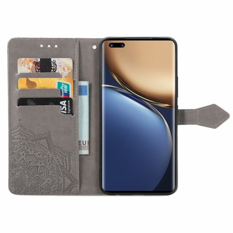 For Honor Magic3 Mandala Flower Embossed Flip Leather Phone Case