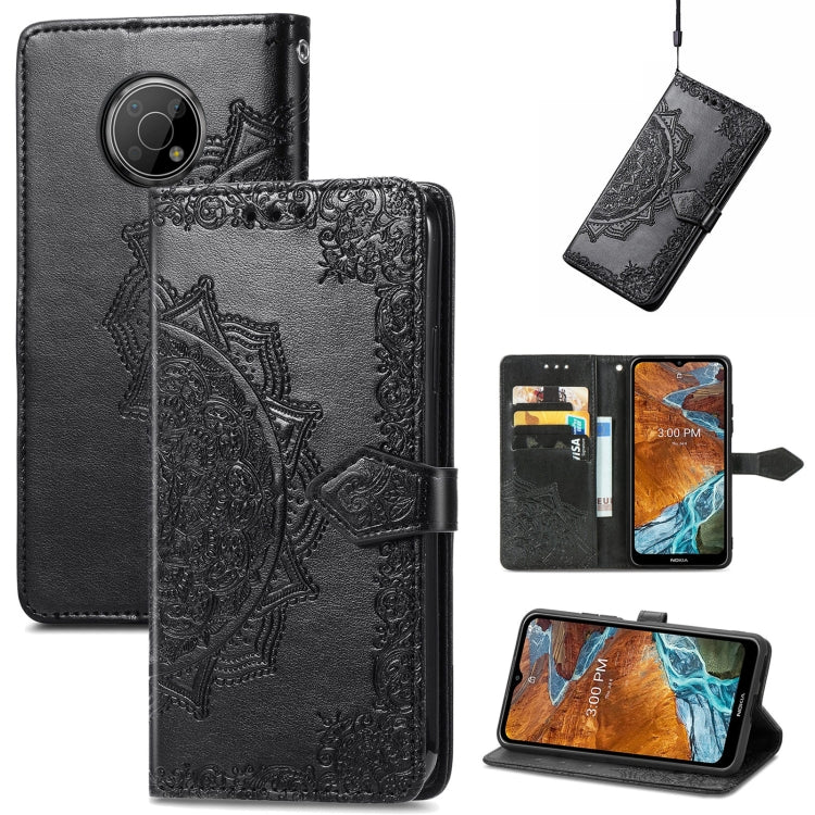 For Nokia G300 Mandala Flower Embossed Flip Leather Phone Case