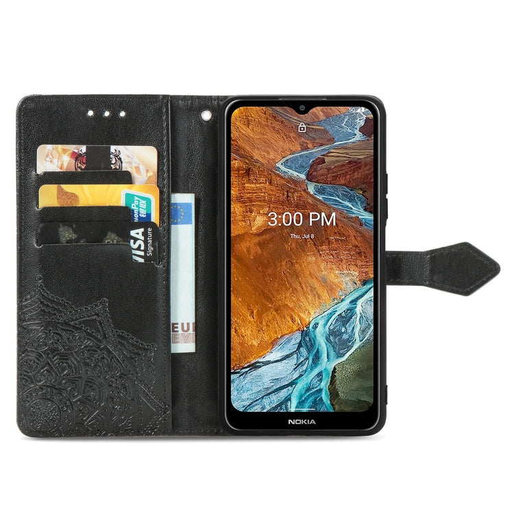 For Nokia G300 Mandala Flower Embossed Flip Leather Phone Case